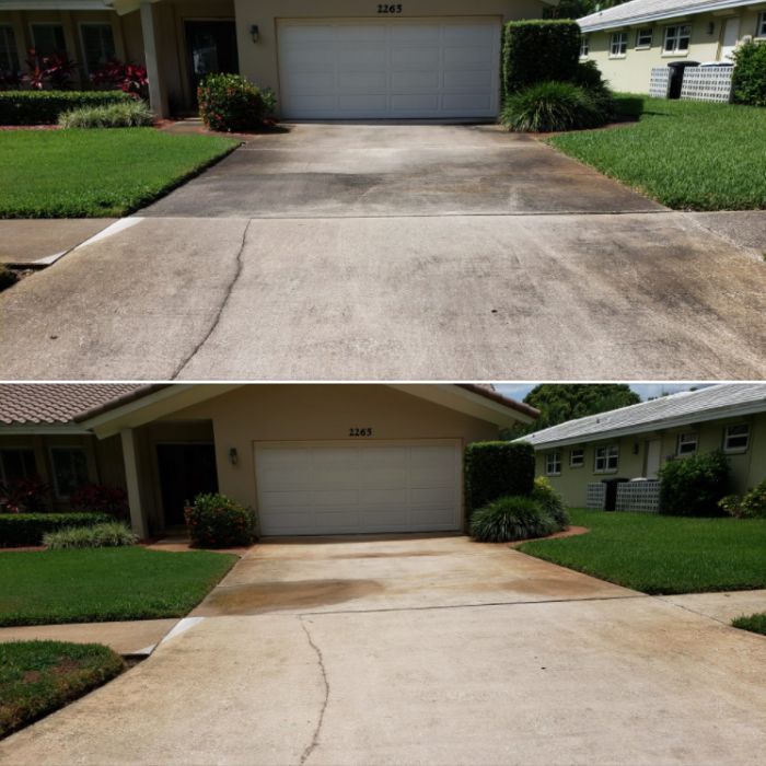 Driveway Pressure Washing
