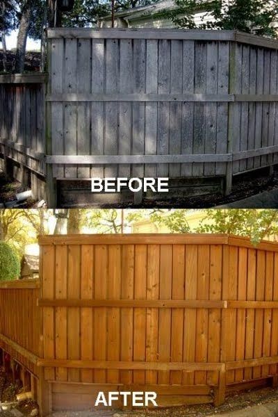 Fence Staining